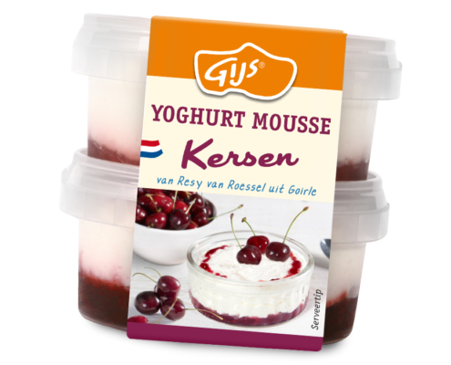 GIJS Streekproducten Yoghurt Mousse Kersen